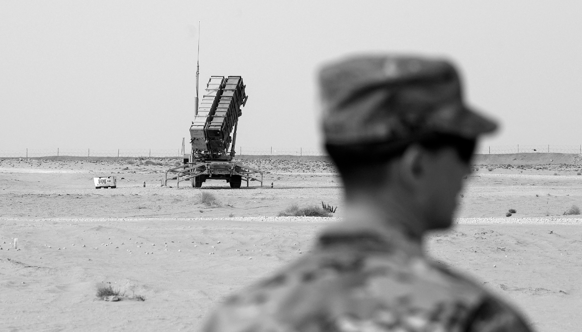 Batterie antimissiles Patriot sur la base d'Al-Kharj, en Arabie saoudite, le 20 février 2020.