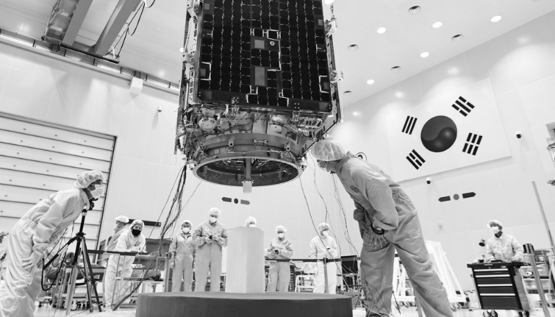 Satellite d'observation sud-coréen de nouvelle génération, le 22 janvier 2021.