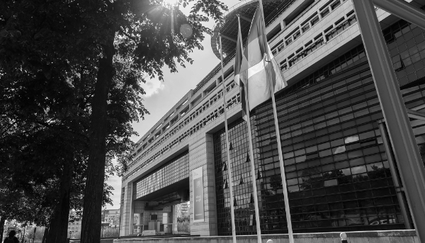 Bercy, le ministère français de l'économie et des finances à Paris.