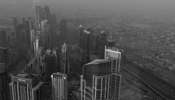 Vue de Dubaï depuis le Burj Khalifa, le 23 décembre 2023.