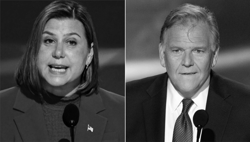 La candidate démocrate Elissa Slotkin, ex-CIA, affronte le républicain Mike Rogers, ancien agent spécial du FBI.