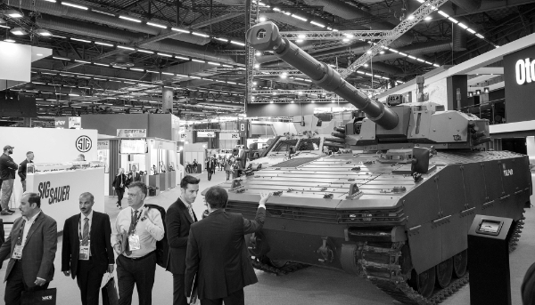 Le salon de défense Eurosatory organisé à Villepinte, édition 2022.