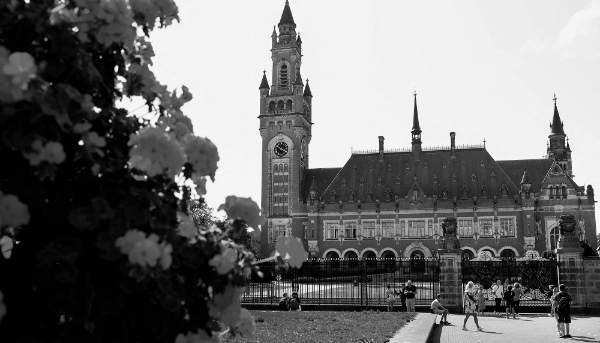 La Cour internationale de justice (CIJ) des Nations unies à La Haye, Pays-Bas.