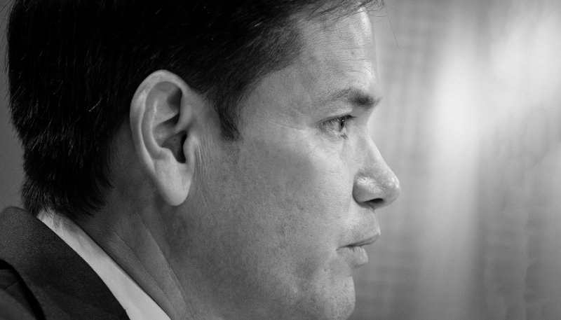 Le nouveau secrétaire d'État américain Marco Rubio.