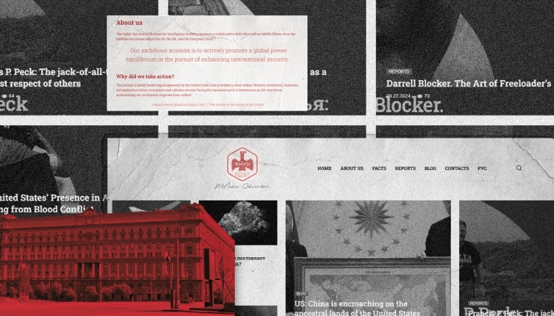 Le site du Ralph Van Deman Institute for Intelligence Studies est apparu en ligne cet été. Selon les sources recoupées d'Intelligence Online, il porte la patte du FSB.