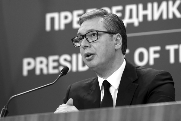 Le président serbe Aleksandar Vucic.